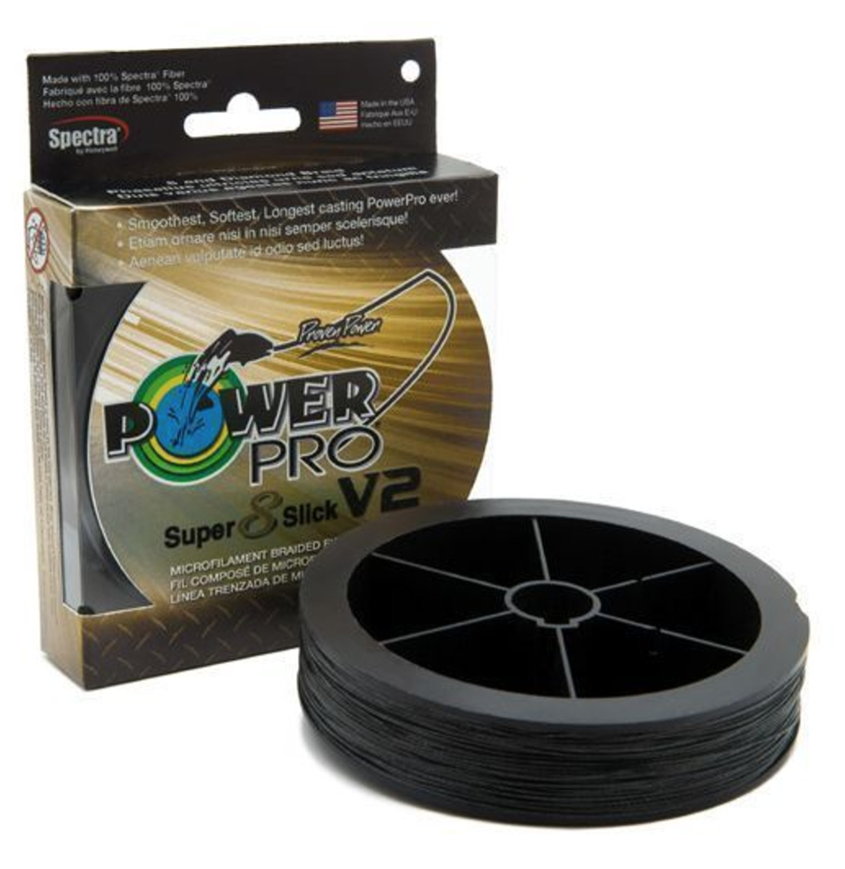 Power Pro Super Slick V2 8-Strand Braided Line 150-300yd All